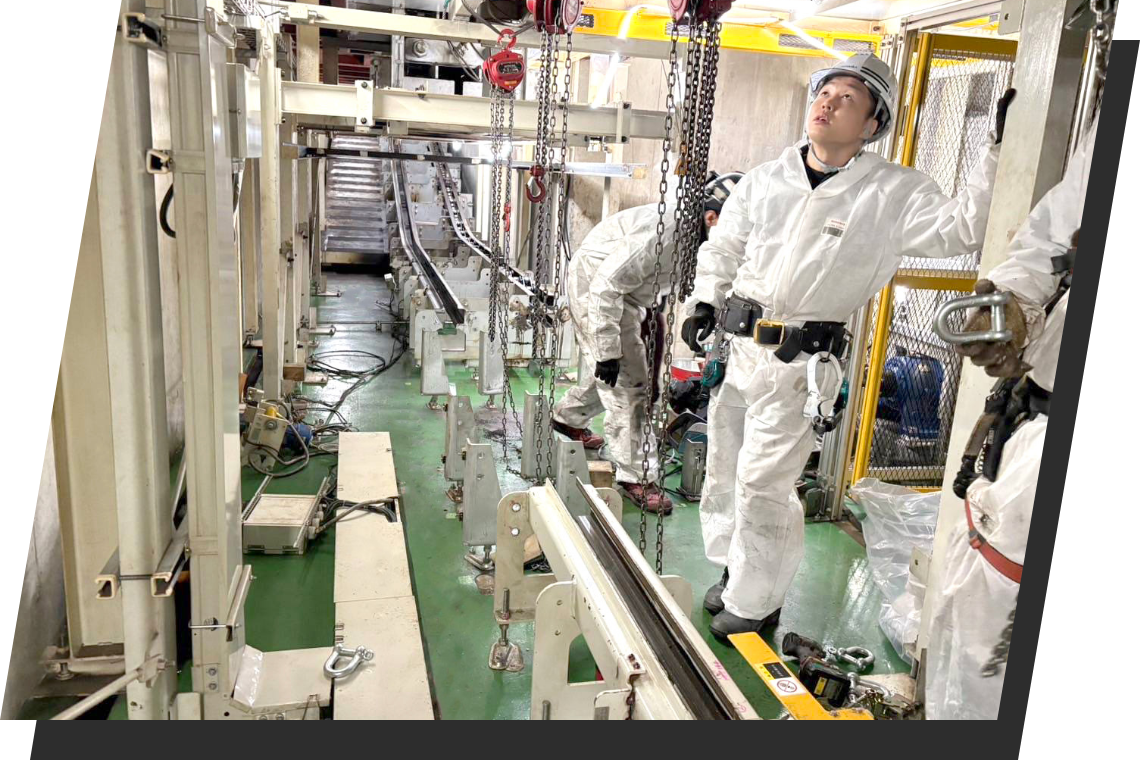 重量物据付工事